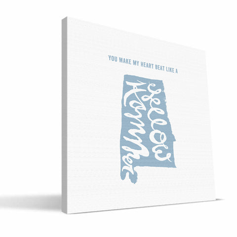 Alabama State Motto Canvas Print
