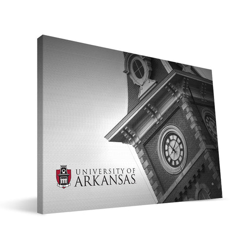 Arkansas Razorbacks Old Main Close Canvas Print