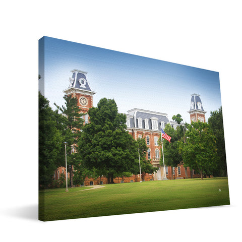 Arkansas Razorbacks Old Main Canvas Print