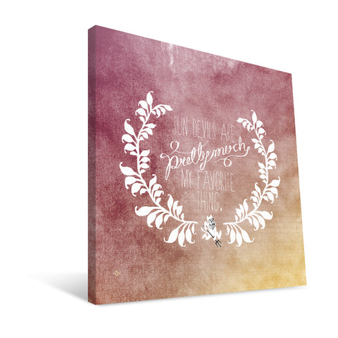 Arizona Sun Devils Favorite Thing Canvas Print