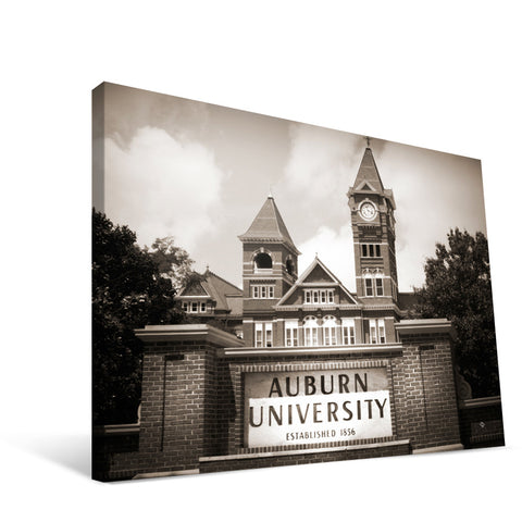 Auburn Tigers Samford Hall Canvas Print