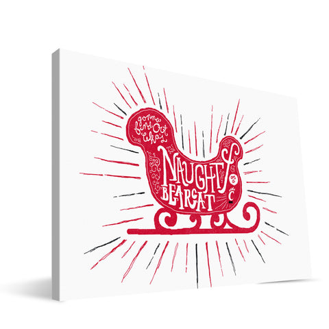 Cincinnati Bearcats Naughty or Nice Canvas Print
