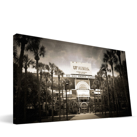 Florida Gators Ben Hall Griffin Stadium Canvas Print