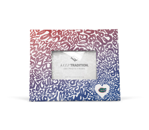 Florida Gators Watercolor Picture Frame
