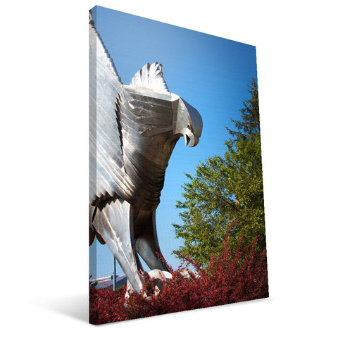 Iowa Hawkeyes Hawk Statue Canvas Print