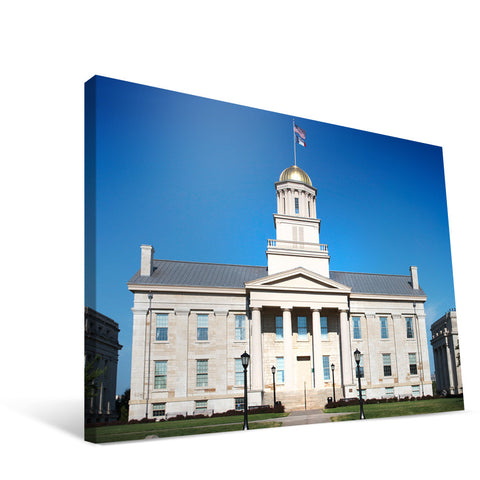 Iowa Hawkeyes Old Capitol Canvas Print