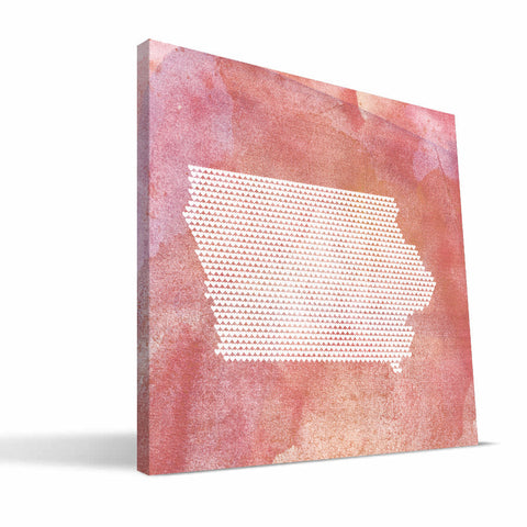 Iowa State Hearts Canvas Print