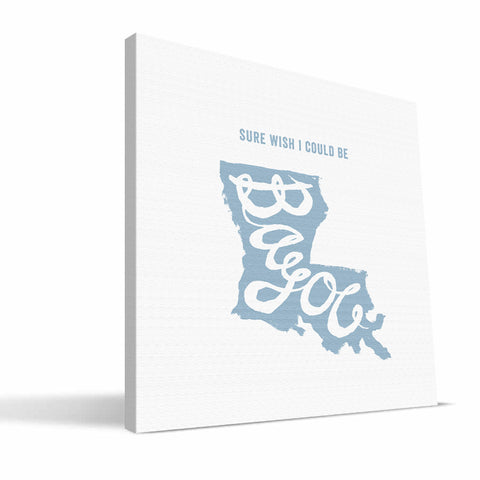 Louisiana State Motto Canvas Print