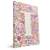 Flower Watercolor S-Z Monogram Canvas Print