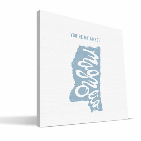 Mississippi State Motto Canvas Print