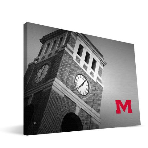 Ole Miss Rebels Peddle Tower Close Canvas Print