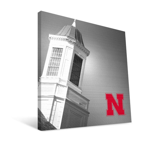 Nebraska Cornhuskers Library Steeple Canvas Print