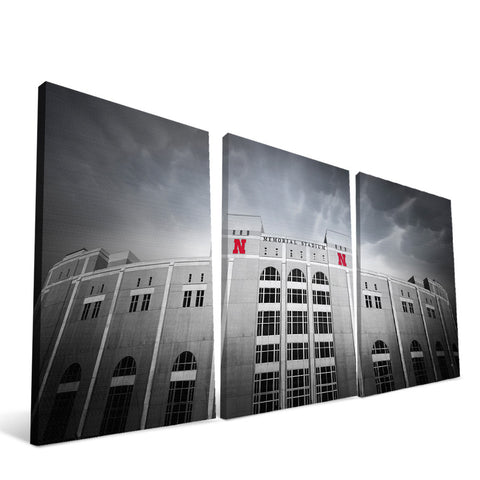 Nebraska Cornhuskers Memorial Stadium Canvas Print