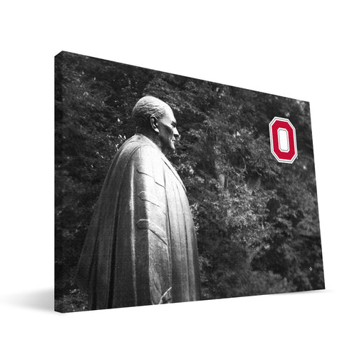 Ohio State Buckeyes William Oxley Thompson Statue Canvas Print