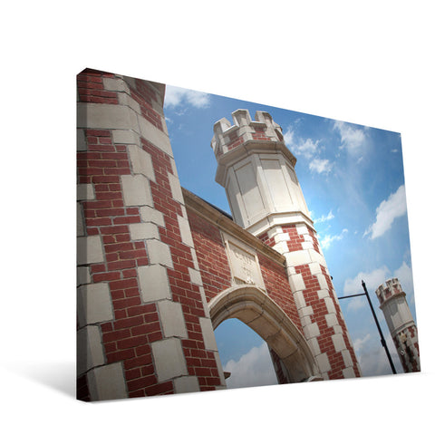 Oklahoma Sooners Gateway Arches Canvas Print