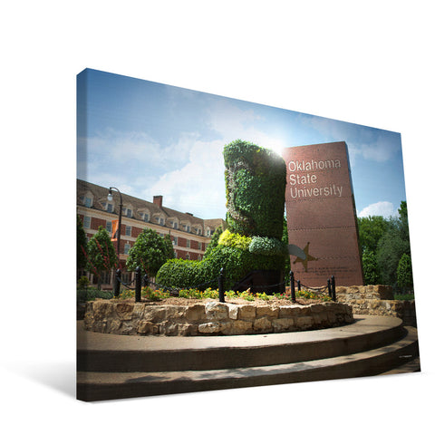 Oklahoma State Cowboys OSU Boot Canvas Print