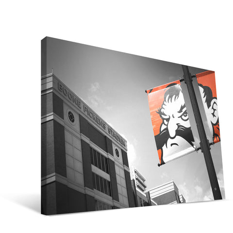 Oklahoma State Cowboys Pickens & Pete Canvas Print