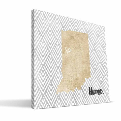 Purdue Boilermakers Home Canvas Print