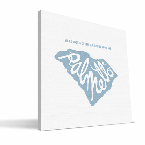 South Carolina State Motto Canvas Print