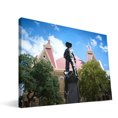 Texas State Bobcats Old Main Canvas Print