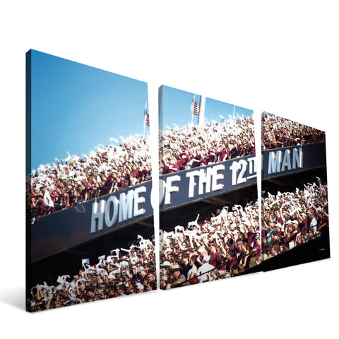 Texas A&M Aggies 12th Man Canvas Print