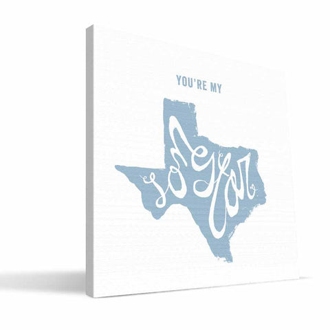 Texas State Motto Canvas Print