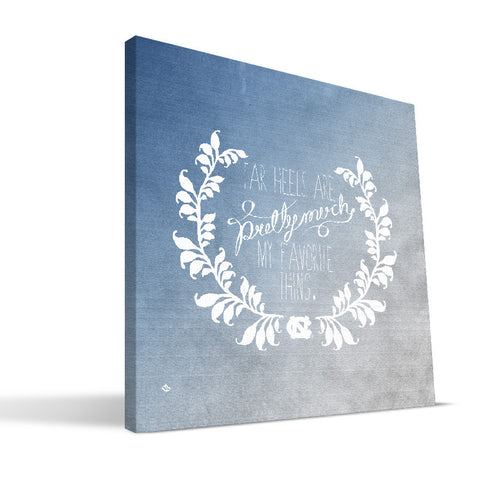 North Carolina Tar Heels Favorite Thing Canvas Print