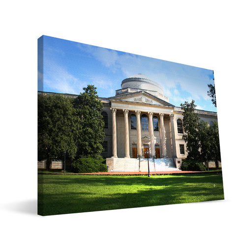 North Carolina Tar Heels Manning Hall Canvas Print
