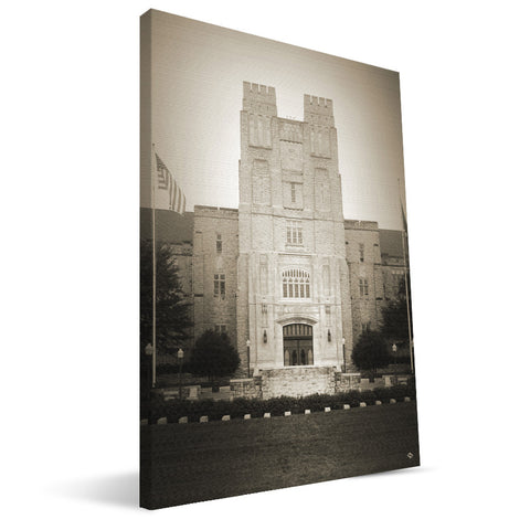 Virginia Tech Hokies Burruss Hall Canvas Print