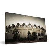 West Virginia Mountaineers WVU Coliseum Canvas Print