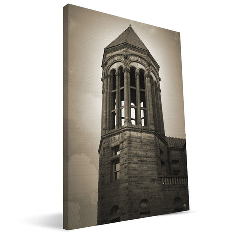 West Virginia Mountaineers Stewart Hall Canvas Print