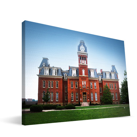 West Virginia Mountaineers Woodburn Hall Canvas Print